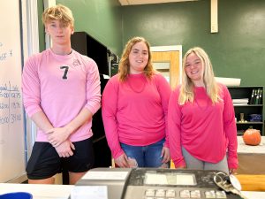 Students in Armory store.