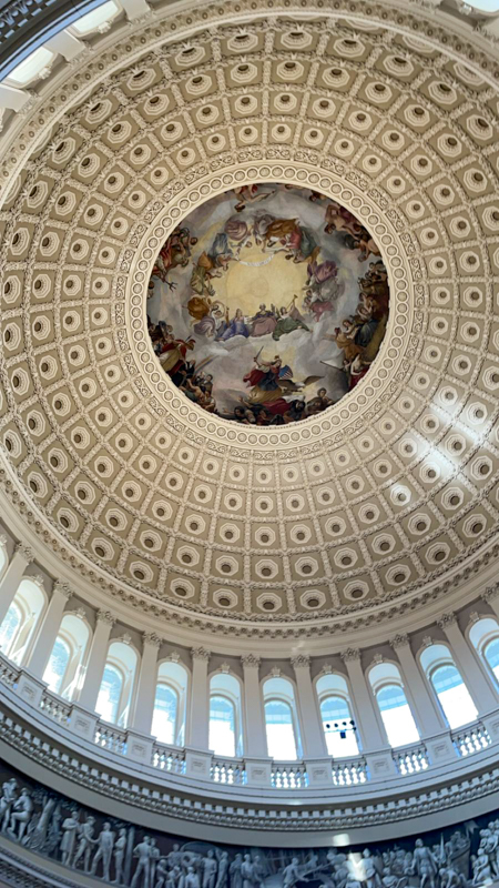 Ceiling of U.S. Capitol Rotunda